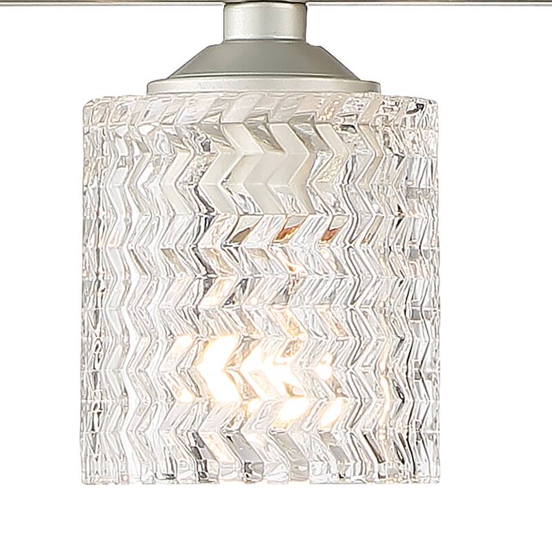 Moulins 3-ight Linear Modern Farmhouse Rectangle Chandelier with UL Certified - 25in