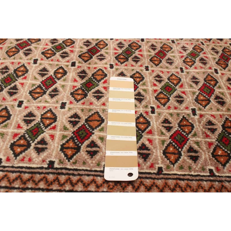 ECARPETGALLERY Hand-knotted Teimani Tan Wool Rug - 4'0 x 6'4