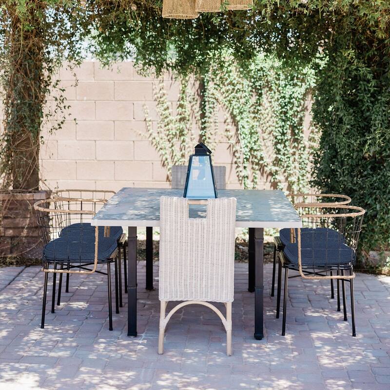 Aoodor Outdoor Dining Chair Cushions Set of 4, Waterproof Patio Furniture Seat Cushions, 18 x 19 inch - 18"x19"