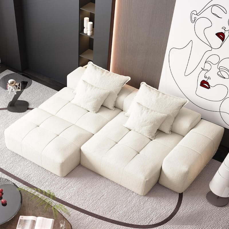 Comfortable Oversized Sectional Sofa with Multiple Functions and Stylish Design
