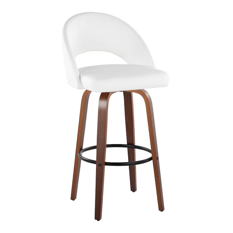 Renee Upholstered 30" Fixed-Height Barstool - Set of 2