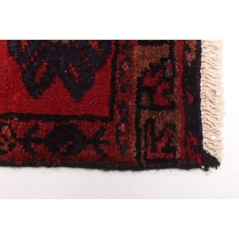 ECARPETGALLERY Hand-knotted Andelz Dark Navy Wool Rug - 2'7 x 6'3