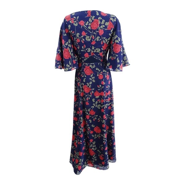fame and partners floral maxi dress