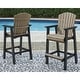 preview thumbnail 6 of 6, Signature Design by Ashley Fairen Trail Black/Driftwood 5-Piece Outdoor Dining Package - 45.13" W x 45.13" D x 42" H