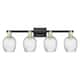 Option Black Antique Brass / Clear Spiral Fluted