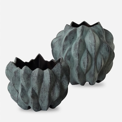 Uttermost Verdant Bronze, Vases, Set of 2