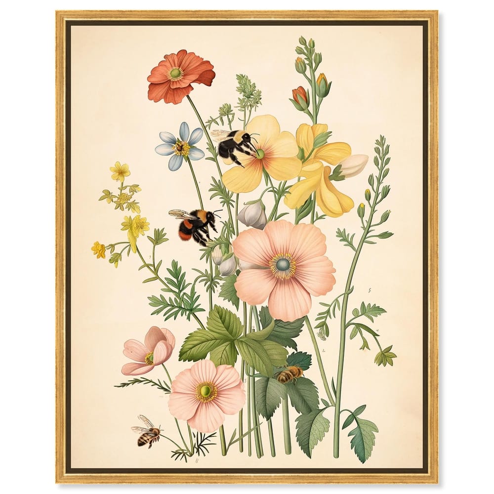 Pollinator Portrait I Canvas by Art Remedy