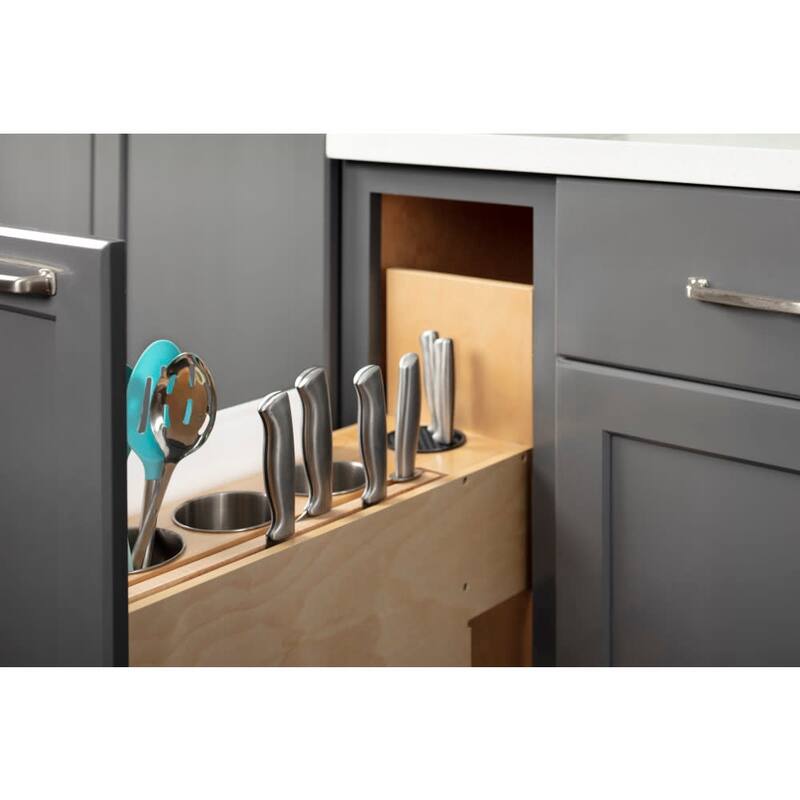 Hardware Resources KBPO Series 8 Inch Magnetic Knife Organizer Pull