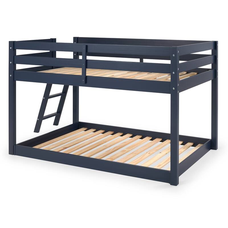 Taylor & Olive Trillium Twin Low Loft Bed with a Twin Under Bed