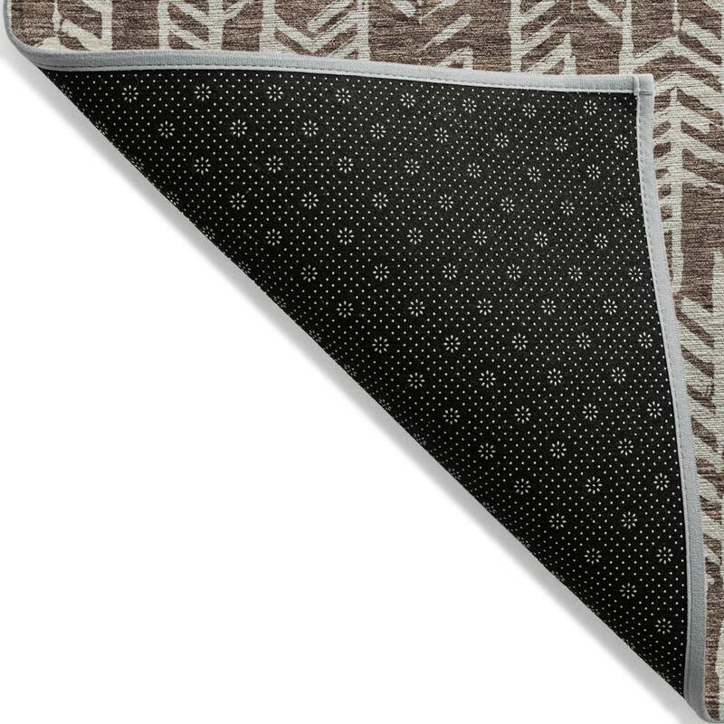 HomeRoots Tribal Transitional Rectangle Outdoor Rug