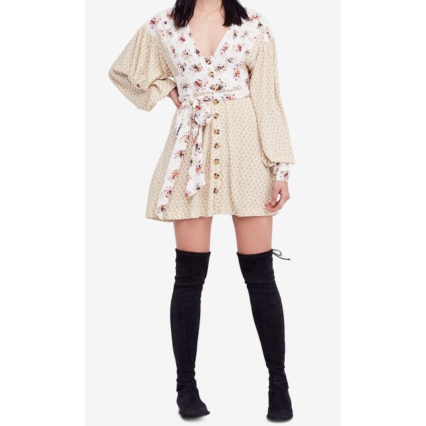 free people white boho dress