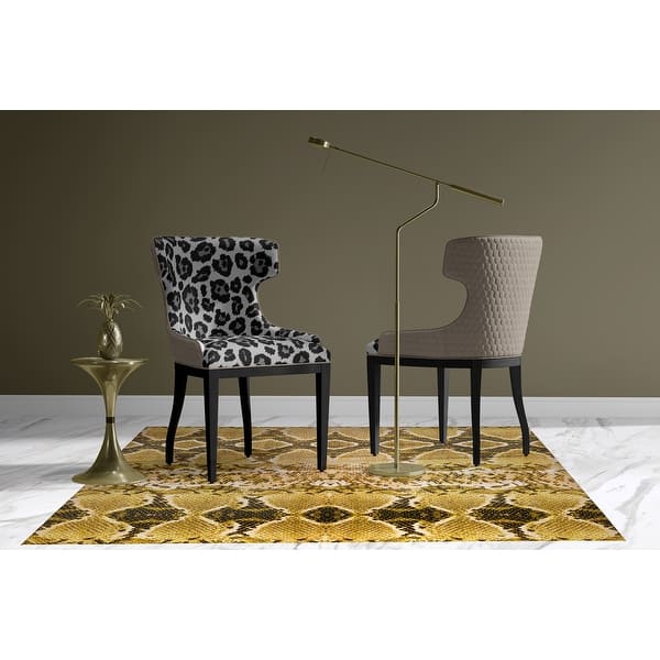 Cobra Gold Area Rug By Kavka Designs On Sale Overstock 31567520