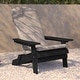 preview thumbnail 35 of 44, Indoor/Outdoor Folding Adirondack Chairs with Cushions - Set of 2 - 30.25"W x 34"D x 37"H