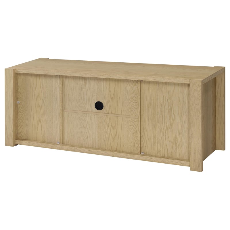 Laurelton 3-Piece Entertainment Center TV Stand Light Oak