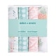 preview thumbnail 10 of 50, aden+anais essentials 4-Pack 100% Cotton Muslin Swaddle Blankets