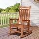 preview thumbnail 28 of 110, Modern High-Back Rocking Adirondack Chair All Weather