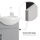 preview thumbnail 23 of 23, 18-inch mini bathroom cabinet with ceramic sink