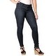 ODYN Misses Dark Rinse Skinny Spandex Denim Fashion Jeans