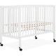 preview thumbnail 1 of 3, Dream On Me Quinn Full-Size Folding Crib - White White