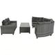 preview thumbnail 25 of 25, 8-pieces Outdoor Wicker Round Sofa Set, Half-Moon Sectional Sets All Weather