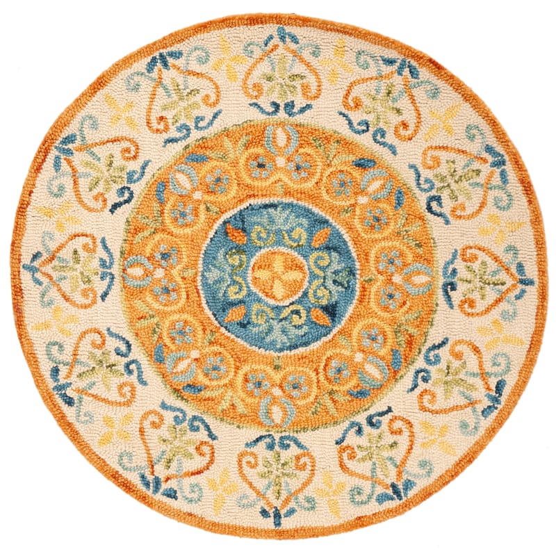 SAFAVIEH Handmade Novelty Lisbeth Ornate Wool Rug
