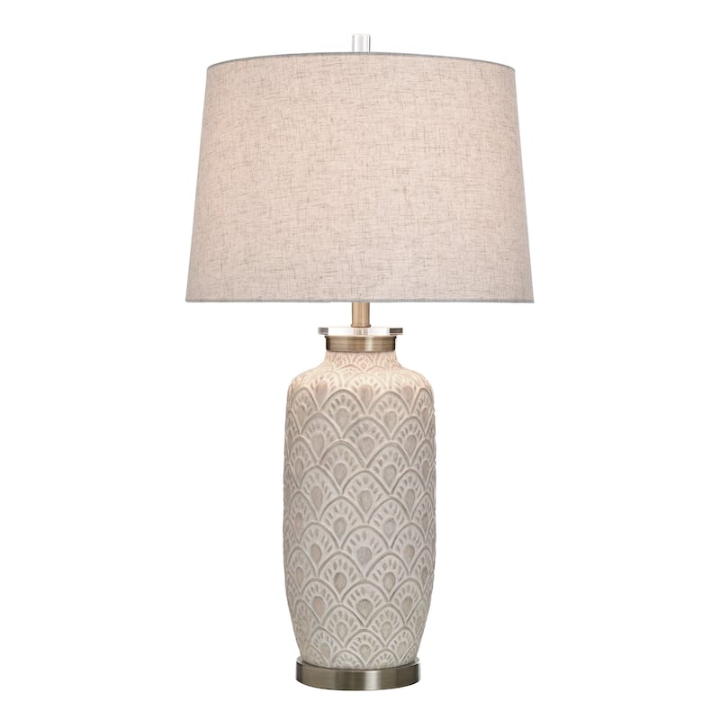 StyleCraft Poly Table Lamp - Grey
