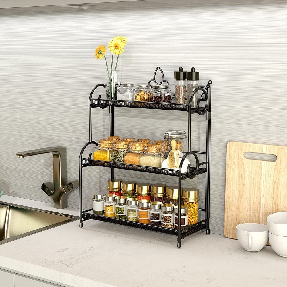 YouCopia SpiceSteps White Plastic 4-Tier Cabinet Spice Rack Organizer (24  Bottles) - Bed Bath & Beyond - 15003083
