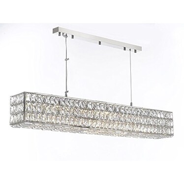 Crystal Spiridon Chandelier Modern Pendant - Chandeliers For Bedrooms by Overstock.com