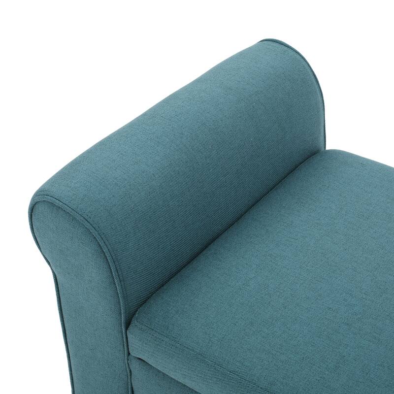 Hayes Upholstered Storage Ottoman Bench by Christopher Knight Home