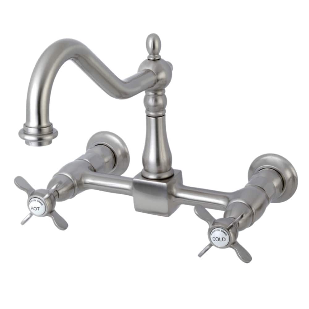 Kingston Brass Essex Wall Mount Bridge Kitchen Faucet