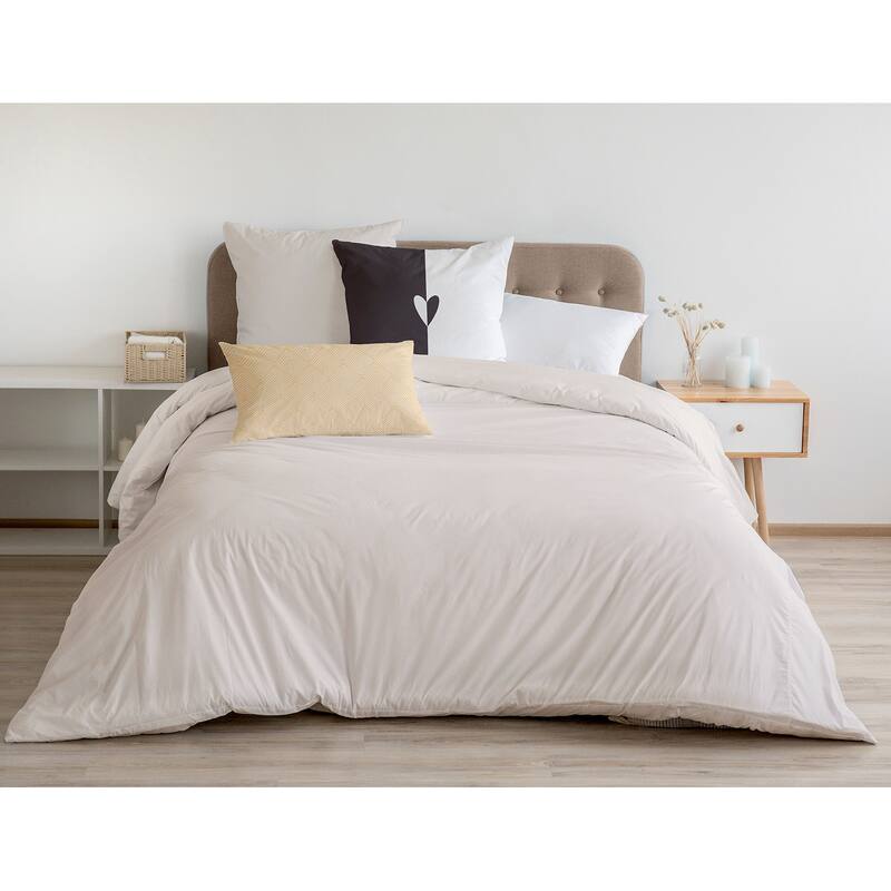 Modern Heart Valentines Day Accent Pillow