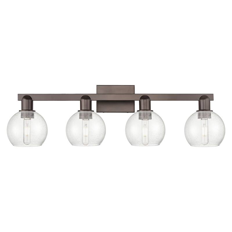 Innovations Lighting 716-4W-10-33 Athens Vanity Athens 4 Light 33" - Oil Rubbed Bronze / Seedy