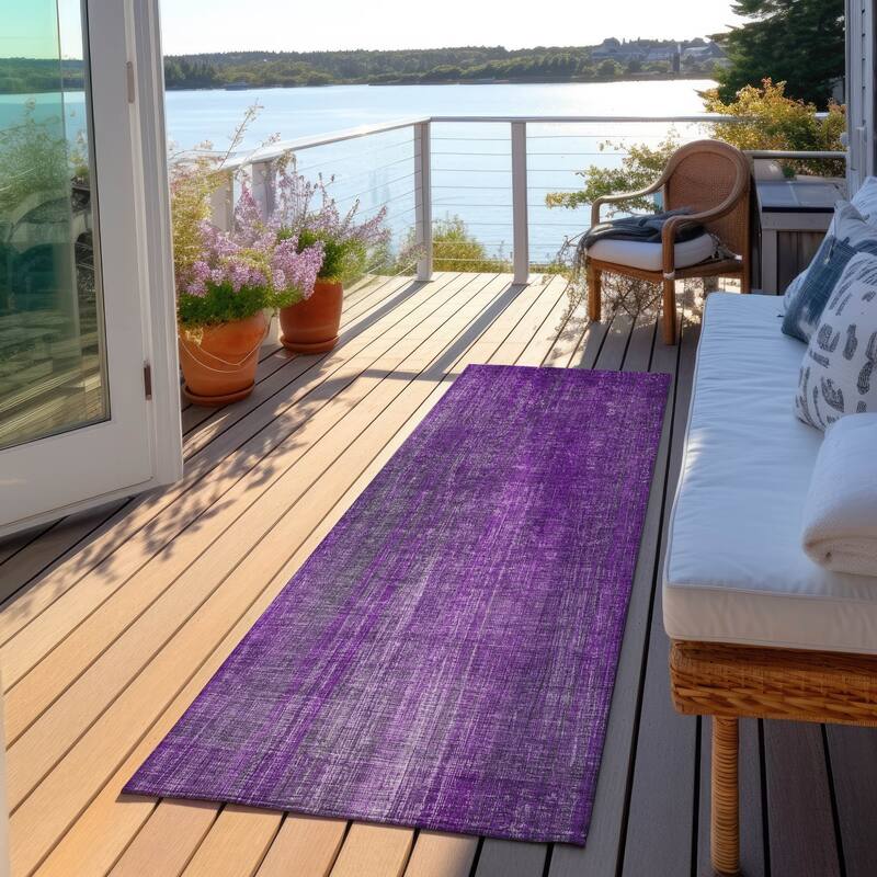 Lamo Stripe Weather Resistant Classic Meets Modern Outdoor Rug