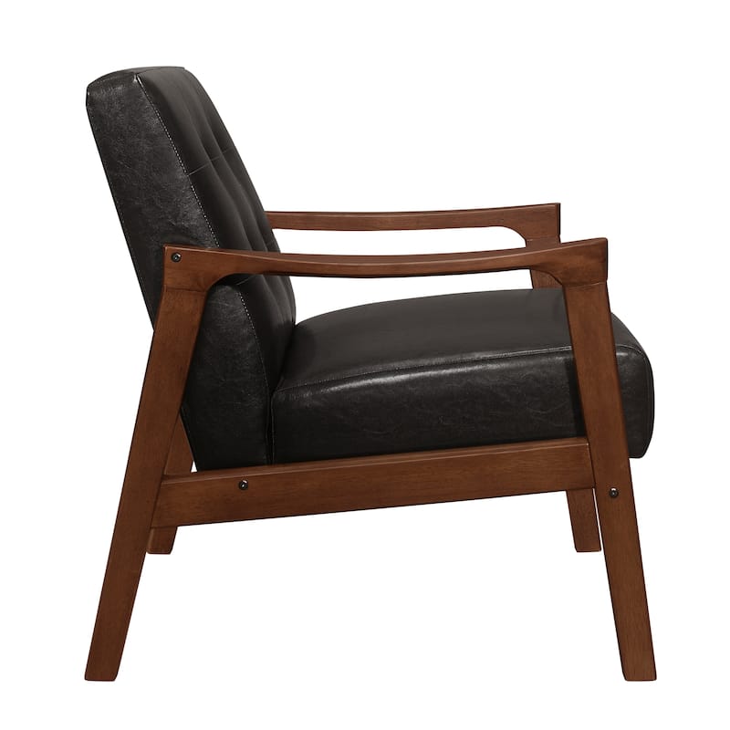 Rivulet Wood Arm Accent Chair