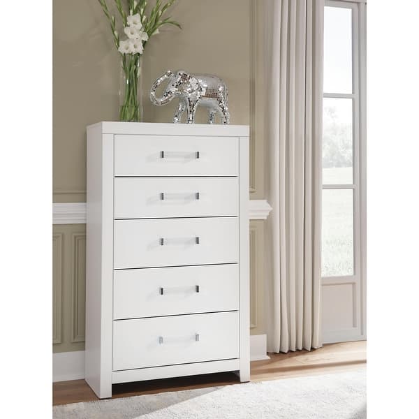 ashley white dresser Kozlani Multiple drawers help you organize your wardrobe beautifully Signature Design by Ashley Gerridan