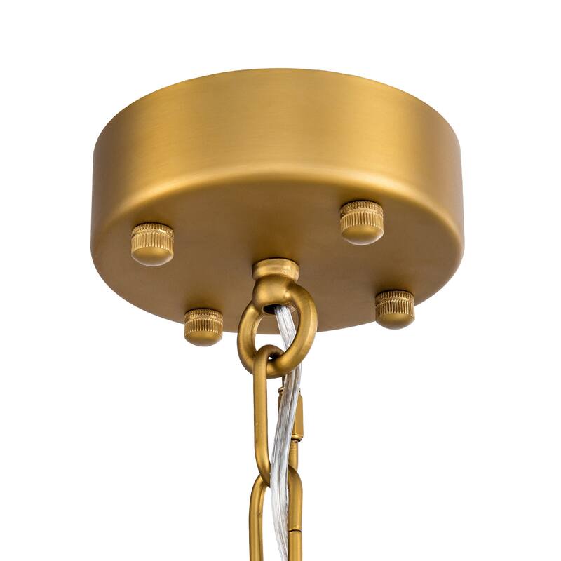 Modern Alabaster Glass Chandelier, Round or Linear Pendant Light with Up & Down Shades, D600-L1370, Copper or Black Finish