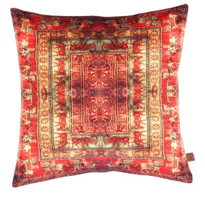 Pasargad velvet Throw Pillow 16'' X 16" - 1' x 1'