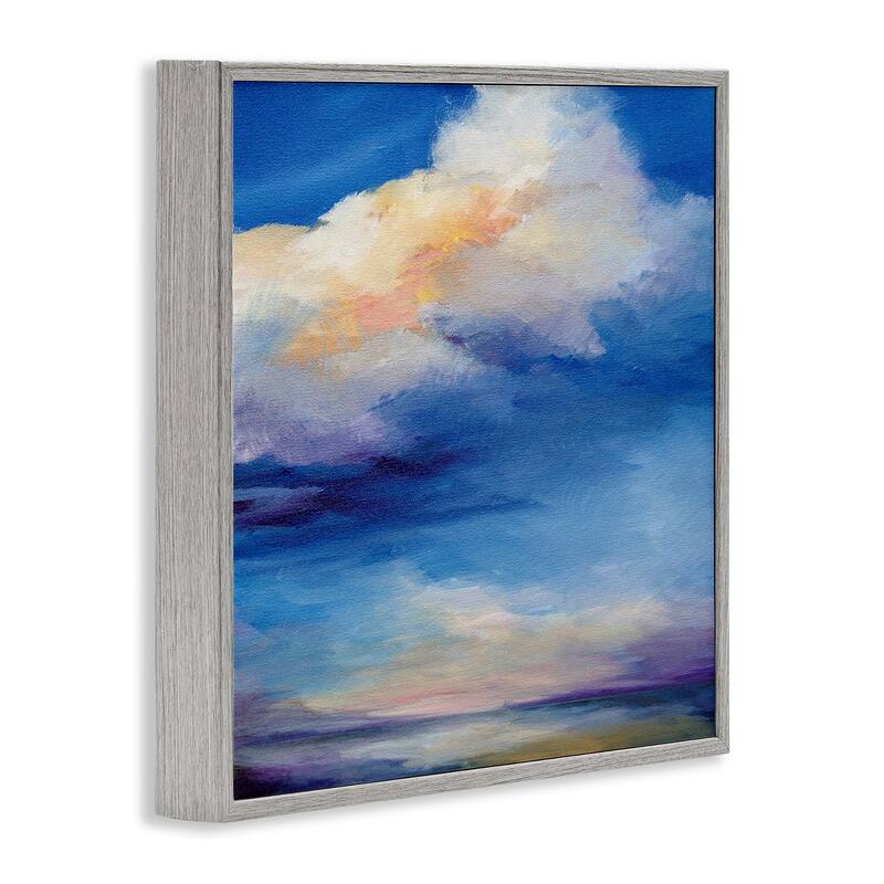 Stupell Pastel Clouds in Vivid Sky Framed Giclee Art Design By Karen Hale