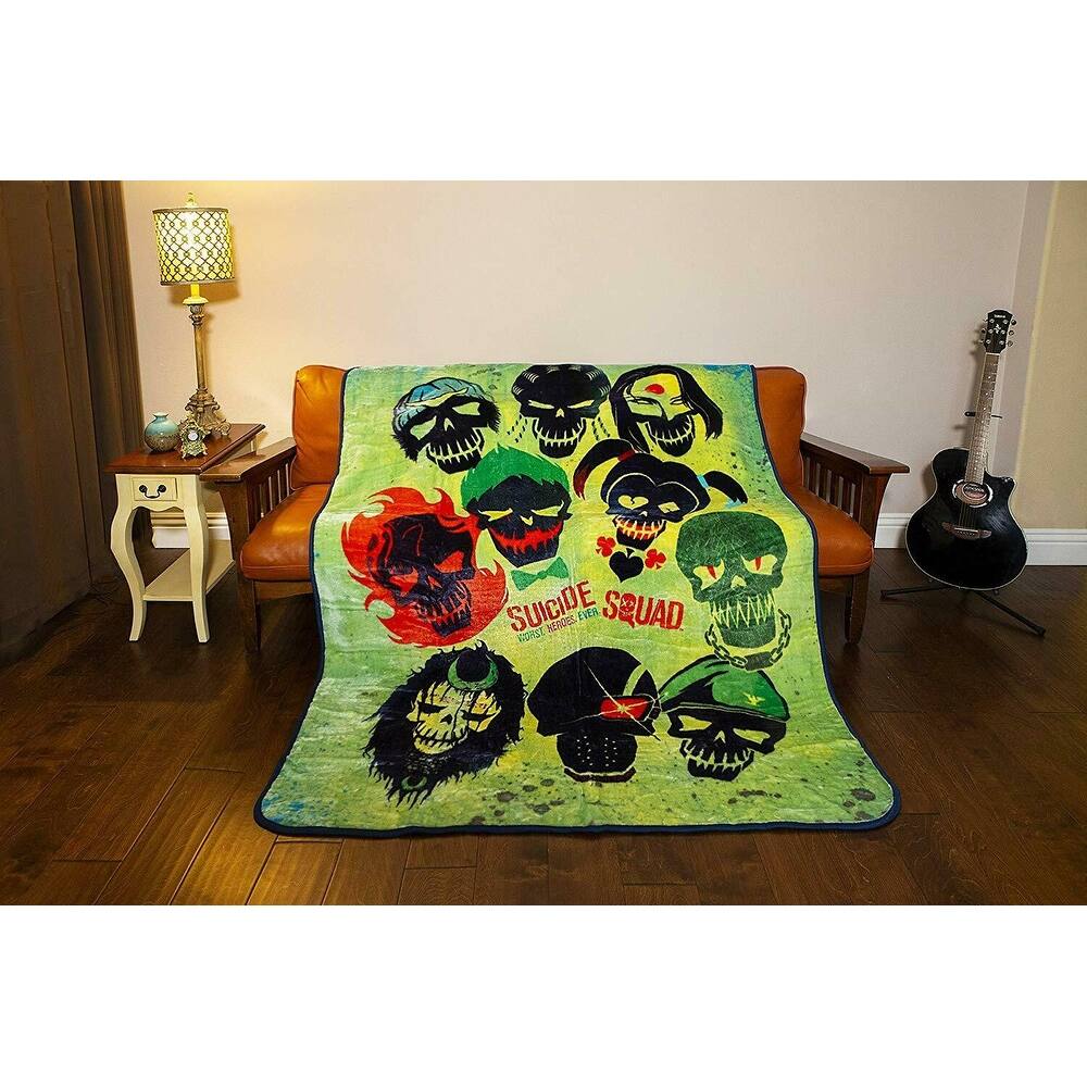 DC Faux Fur Blanket, Suicide Squad