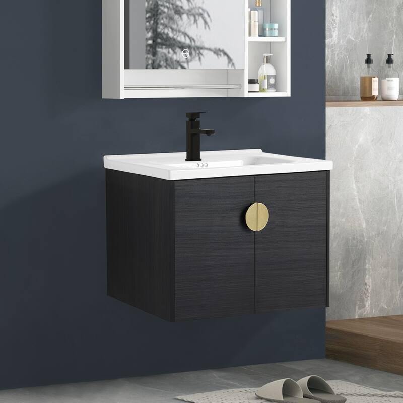 Topcraft Wall-Mounted Bathroom Vanity With Sink