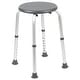 preview thumbnail 12 of 40, Tool-Free 300 Lb. Capacity, Adjustable White Bath & Shower Stool - 14.25"D x 14.25"W x 14" - 20.75"H