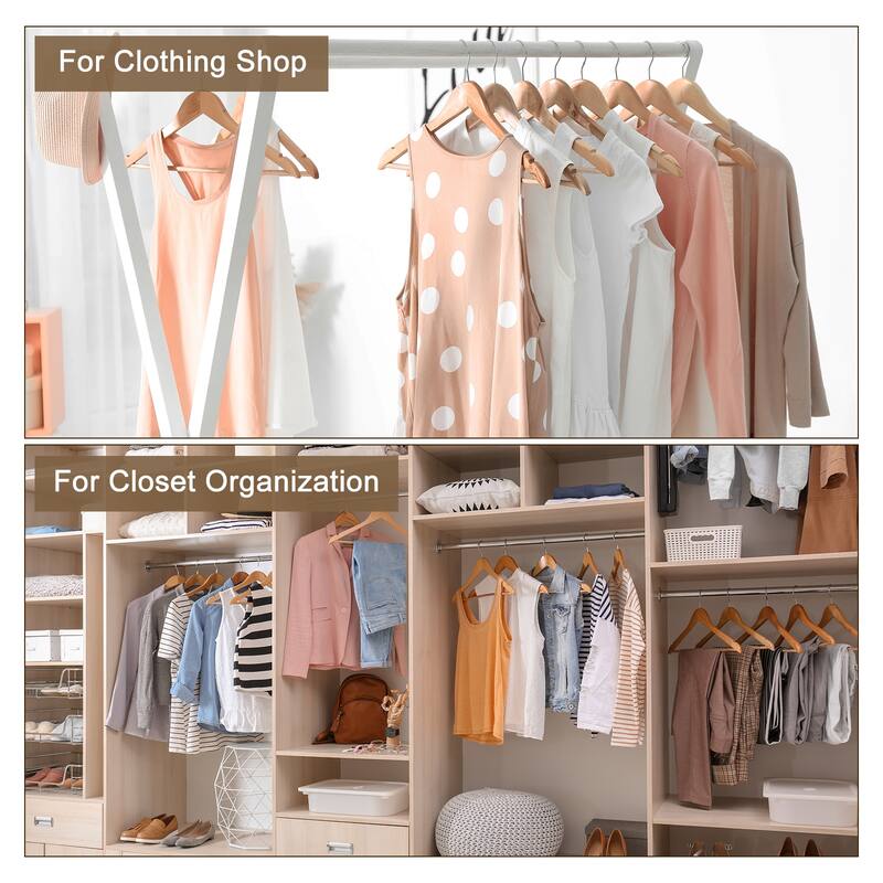2Pcs C-Shaped Hanger Hook C Hooks for Hanging Clothes Towel Scarf