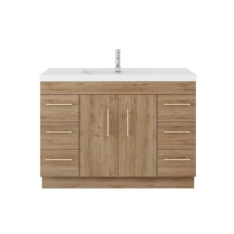 Eliza 48'' Freestanding Vanity with Single Sink
