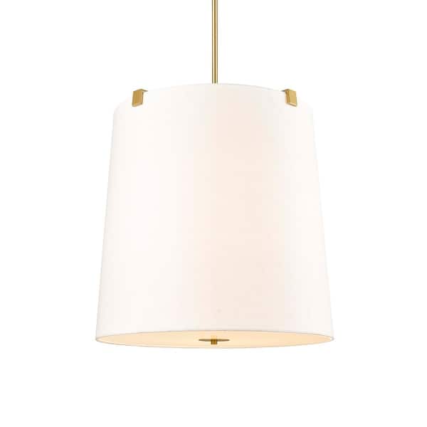 slide 2 of 11, Z-Lite 3501P24 Weston 6 Light 24" Wide Pendant with Shade Modern Gold