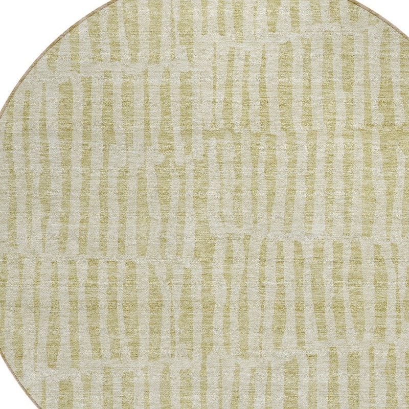 HomeRoots Striped Transitional Rectangle Outdoor Rug