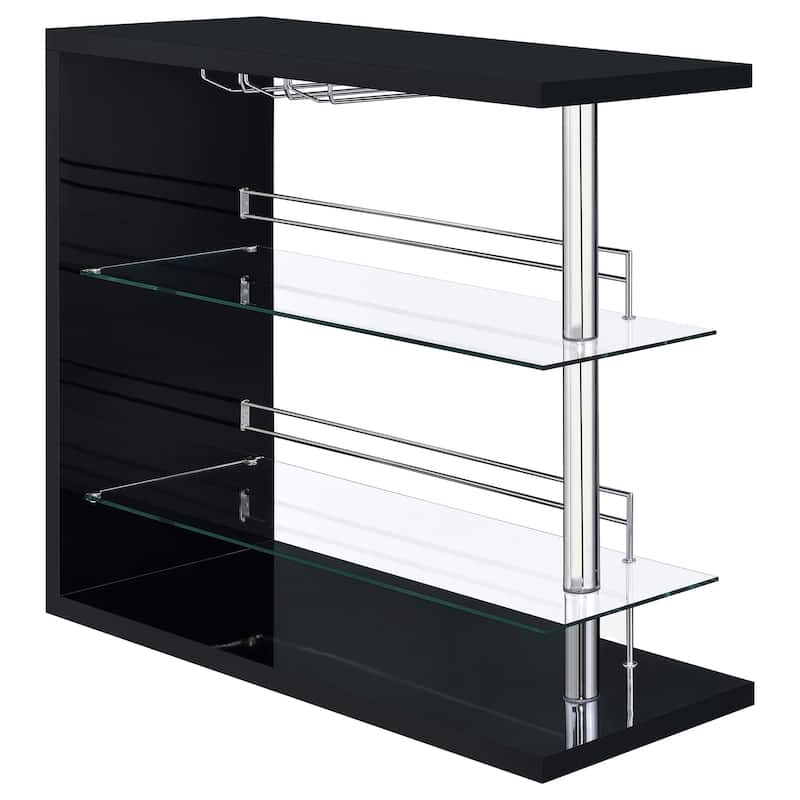 Prescott Contemporary Rectangular Home Bar Table