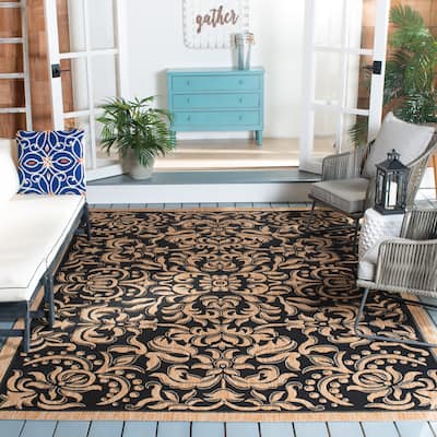 SAFAVIEH Courtyard Mitzi Indoor/ Outdoor Waterproof Patio Backyard Rug