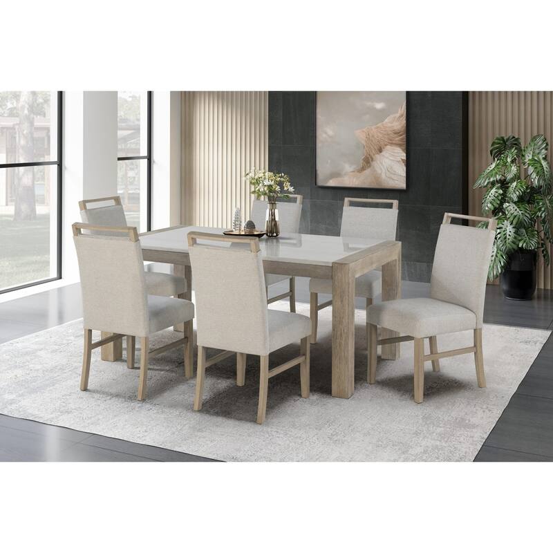 Vanilla Real Marble Dinng Table