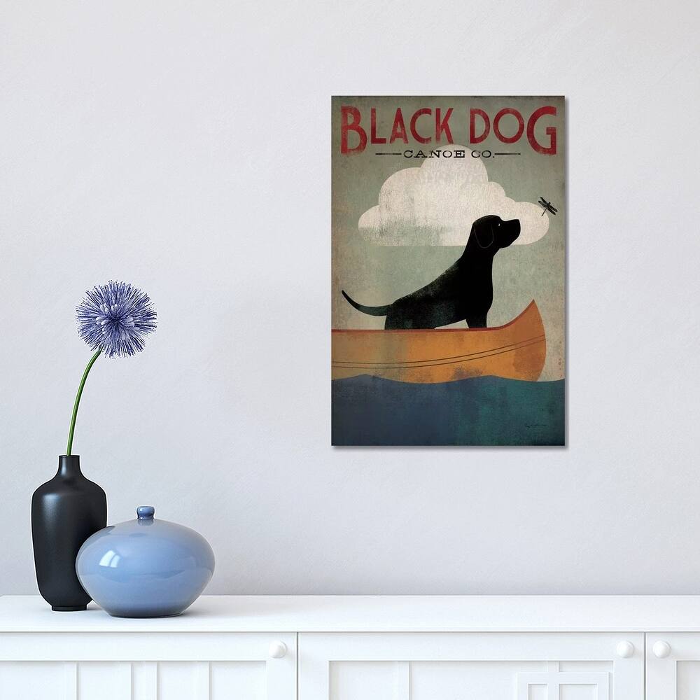 iCanvas "Black Dog Canoe Co. I" by Ryan Fowler Canvas Print