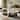 Furniture of America Eireo Organic Modern 2-Piece Brown Oak Cutout Pedestal Base Coffee Table Set with Genuine Marble Top
